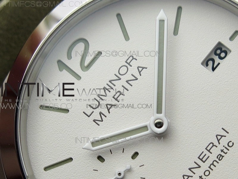 PAM1314 VSF 1:1 Best Edition White Dial on Brown Leather Strap P.9000 Super Clone